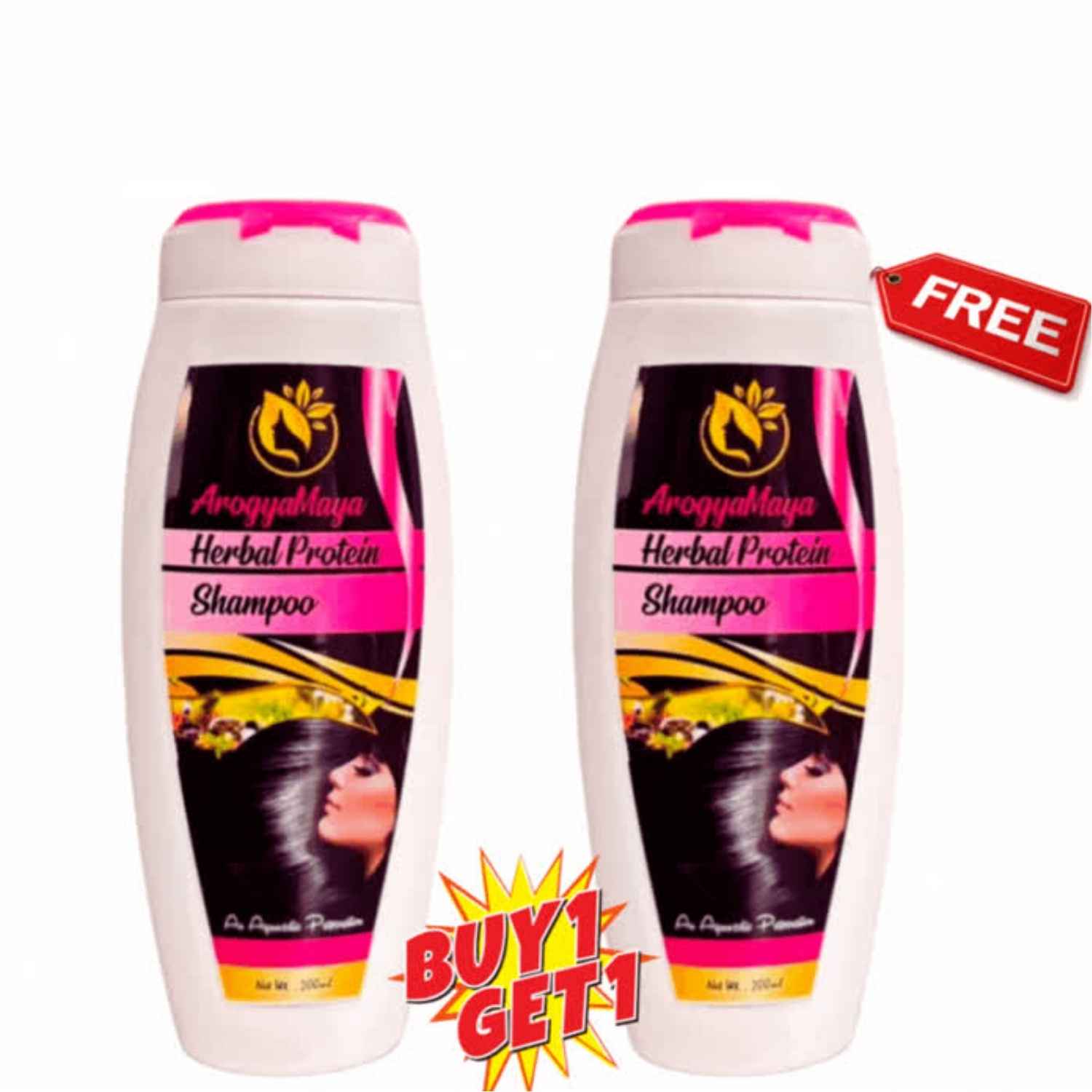 ArogyaMaya Herbal Protein Shampoo (pack of 2 / 200*2ml)